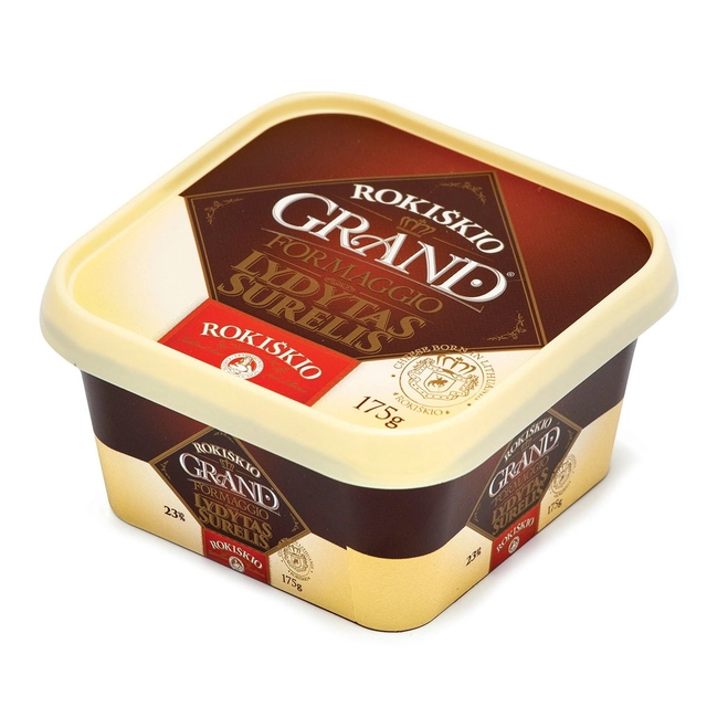 Processed cheese ROKIŠKIO GRAND, 23% fat, 175 g
