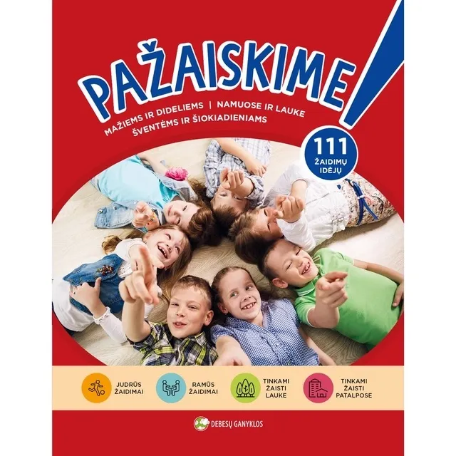Knyga PAŽAISKIME