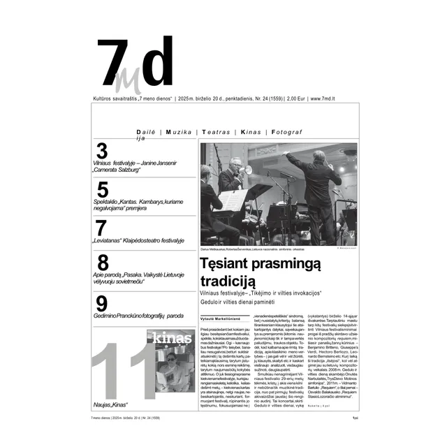 Laikraštis 7 Meno Dienos /5/