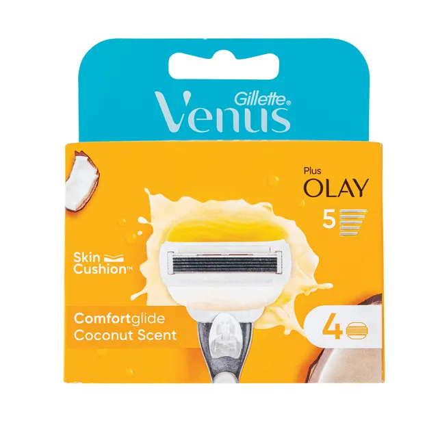 Skustuvo galvutės VENUS COCONUT, 4 vnt.