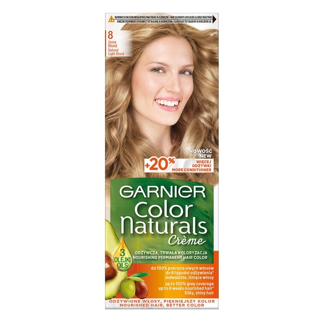 Hair dye GARNIER COLOR NATURALS, No. 8