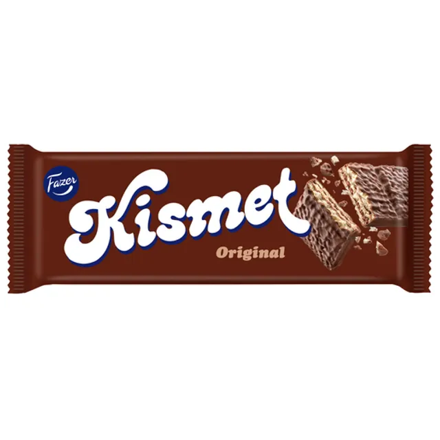 Vaflinis šokoladinis batonėlis KISMET, 50 g