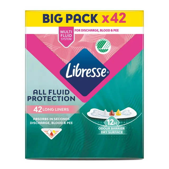 Įklotai LIBRESSE EXTRA PROTECTION LONG, 42 vnt.