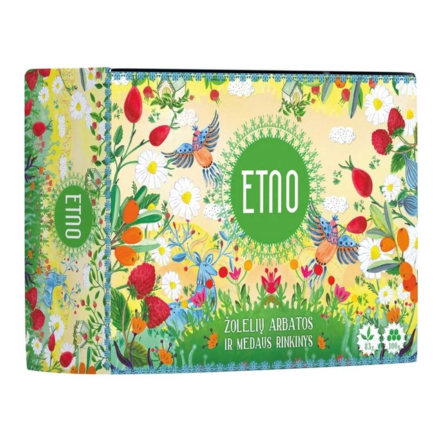 Набор травяного чая и мёда ETNO, 1 шт.