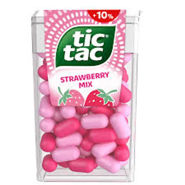Candies strawberry mix TIC TAC, 54 g