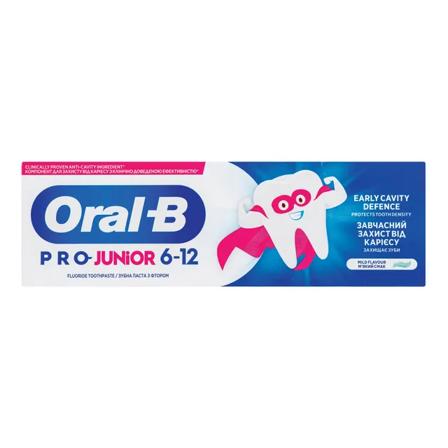 Dantų pasta ORAL-B PRO JUNIOR (6-12 metų), 75 ml