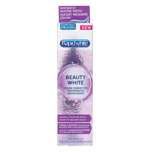 Отбеливающая зубная паста RAPID WHITE BEAUTY WHITE, 75 мл
