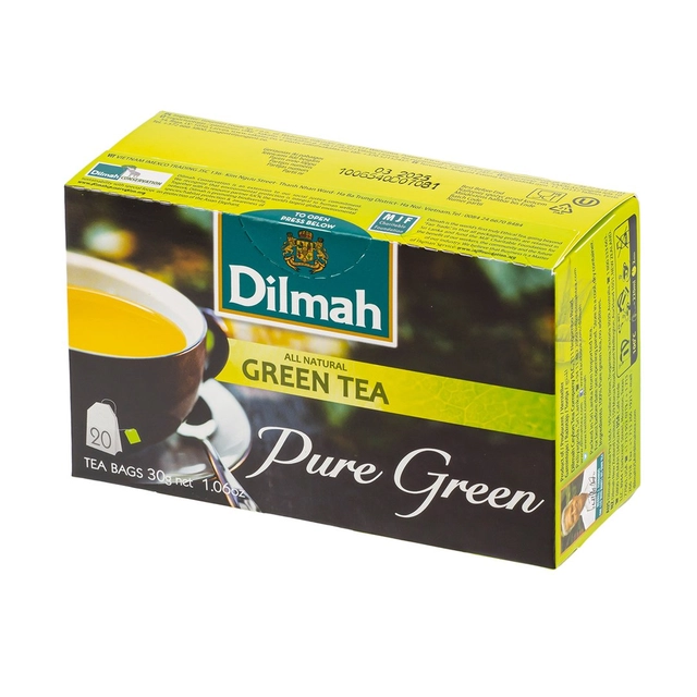 Žalioji arbata DILMAH PURE GREEN, 20 vnt.