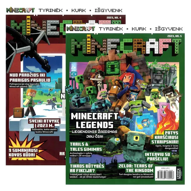 Žurnalas MINECRAFT, 1 vnt.