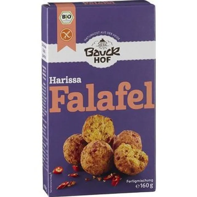 Ekologiškas ruošinys falafeliams su aitriąja paprika BAUCK HOF, 160 g