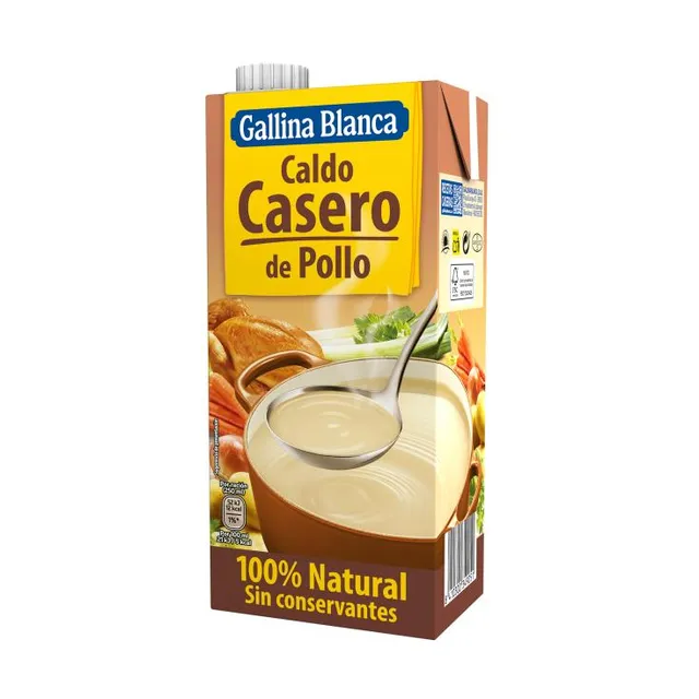 Liquid broth chicken flavor GALLINA BLANCA HOMEMADE, 1 l