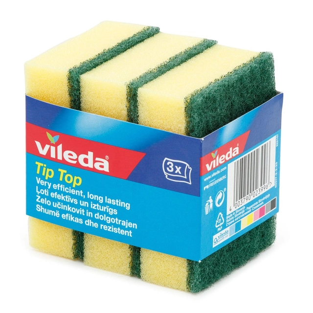 Indų kempinės VILEDA TIP TOP, 3 vnt.