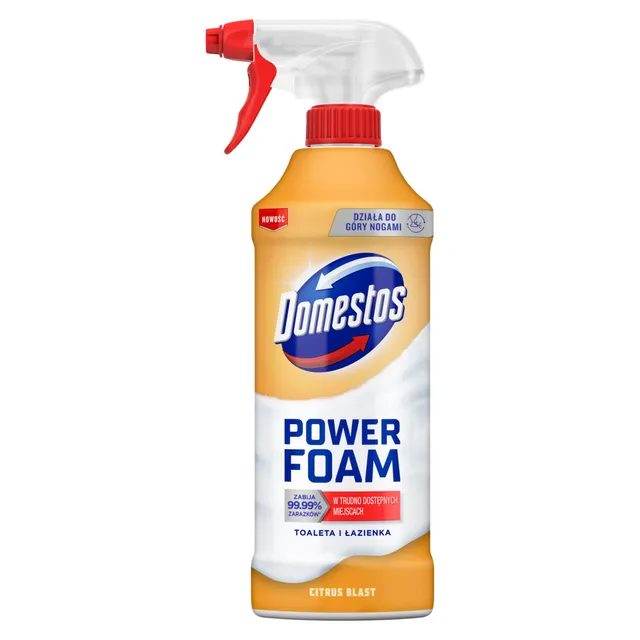 Purškiamos tualeto valymo putos DOMESTOS CITRUS, 435 ml
