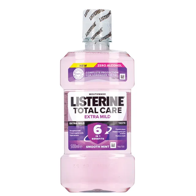 Mouthwash LISTERINE TOTAL CARE EXTRA MILD, 500 ml