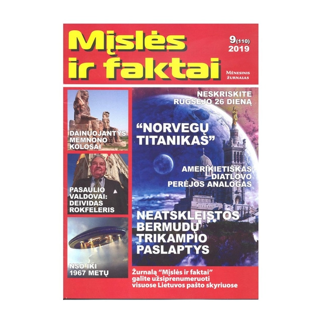 Žurnalas MĮISLĖS IR FAKTAI, 1 vnt.