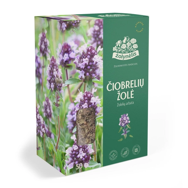 Žolelių arbata ŽOLYNĖLIS ČIOBRELIŲ ŽOLĖ, 50 g