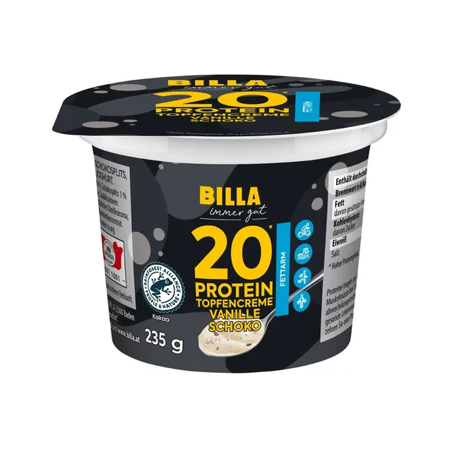 Пухлые ванильные BILLA HIGH PROTEIN, 200 г