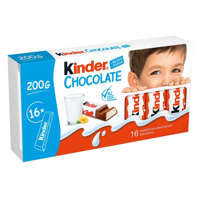 Šokoladas KINDER, 200 g