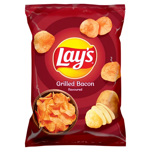 Ham flavored potato chips LAY'S, 130 g