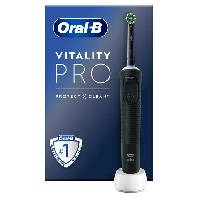 Elektrinis dantų šepetėlis ORAL-B VITALITY PRO BLACK, 1 vnt.