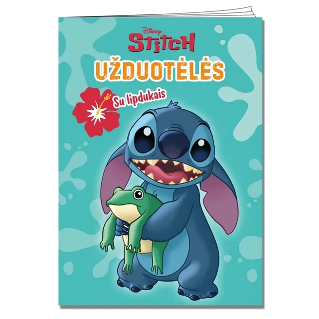 Knyga STITCH. UŽDUOTĖLĖS SU LIPDUKAIS