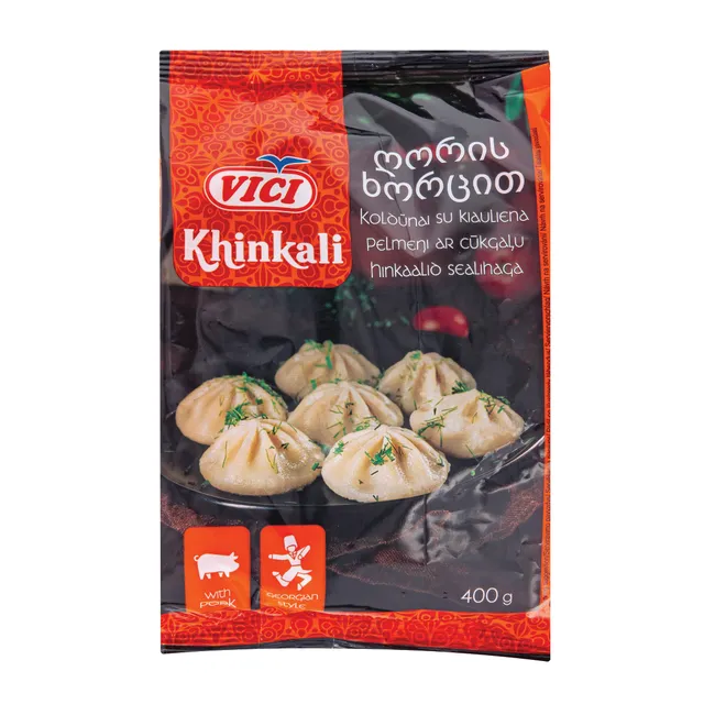 Šaldyti koldūnai su kiauliena VIČI KHINKALI, 400 g