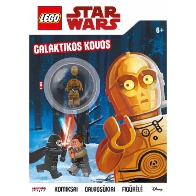 Knyga LEGO STAR WARs GALAKTIKOS KOVOS