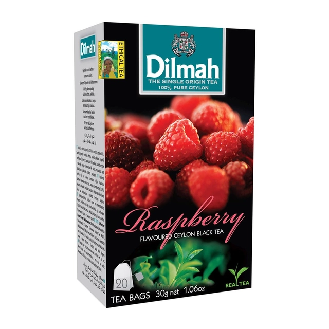 Black Raspberry Flavor Tea DILMAH, 20 pcs.