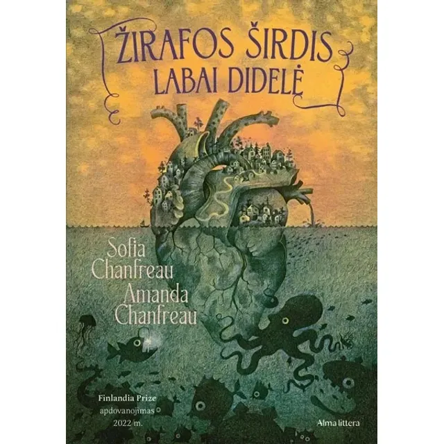 Knyga ŽIRAFOS ŠIRDIS LABAI DIDELĖ