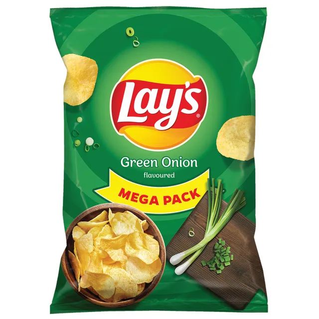 Картофельные чипсы со вкусом зеленого лука LAY'S, 180 г