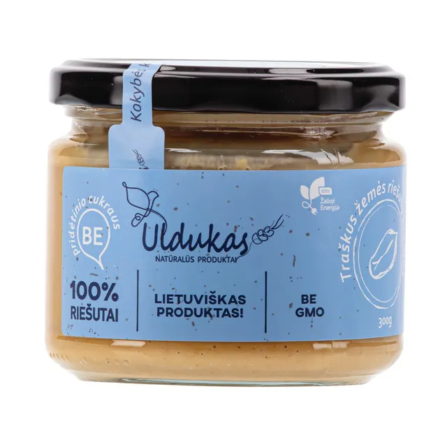 Traškus žemės riešutų kremas ULDUKAS, 300 g
