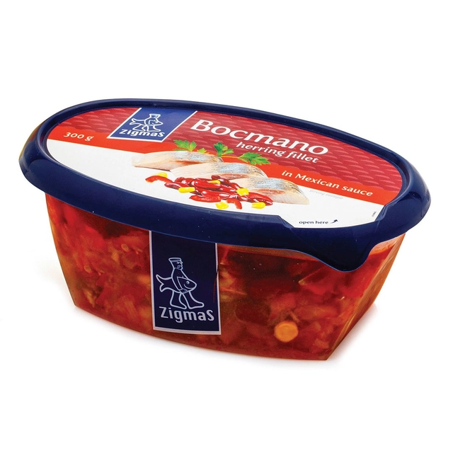 Silkių filė ZIGMAS BOCMANO meksikietiškame padaže, 300 g