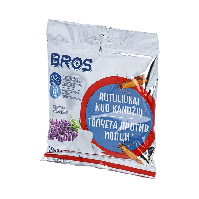 Шарики от моли BROS, 20 шт.