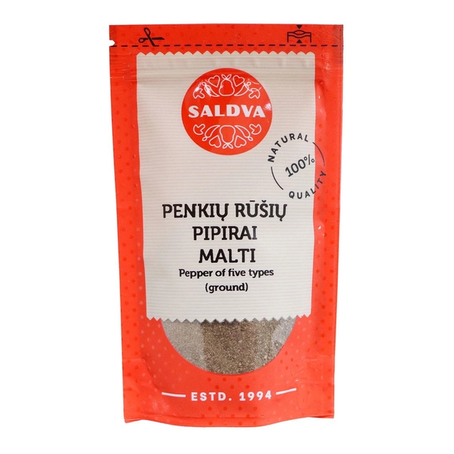 Penkių rūšių pipirų mišinys SALDVA, 25 g