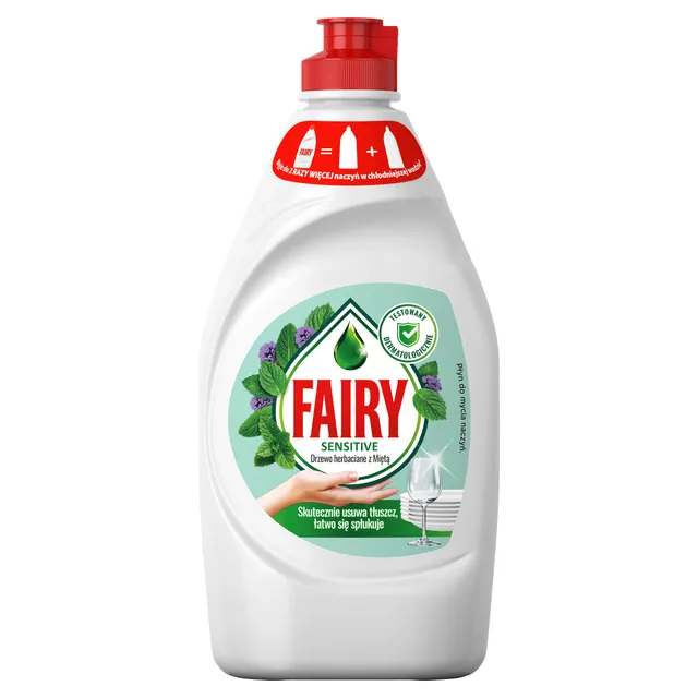 Indų ploviklis FAIRY SENSITIVE TEA TREE&MINT, 450 ml