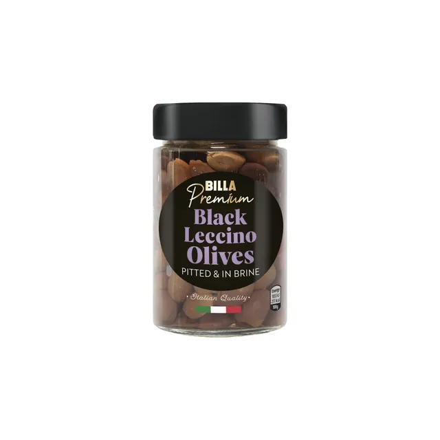 Juodosios Leccino alyvuogės sūryme BILLA PREMIUM, 160 g