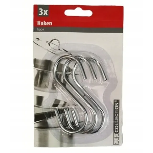 Kabliukas metalinis 9 cm 3vnt