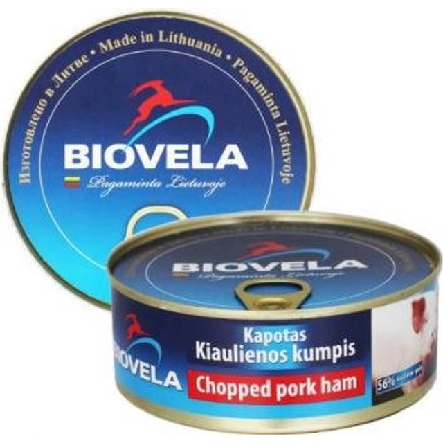 Рубленая свиная ветчина BIOVELA, 240 г