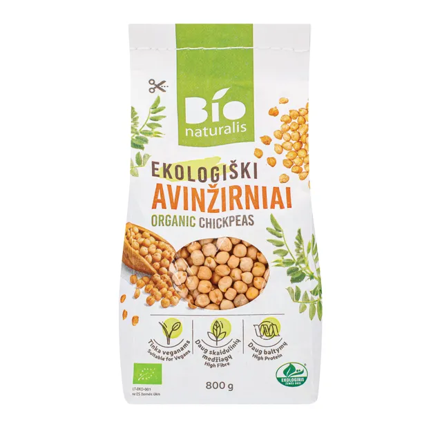 Ekologiški avinžirniai BIONATURALIS, 800 g