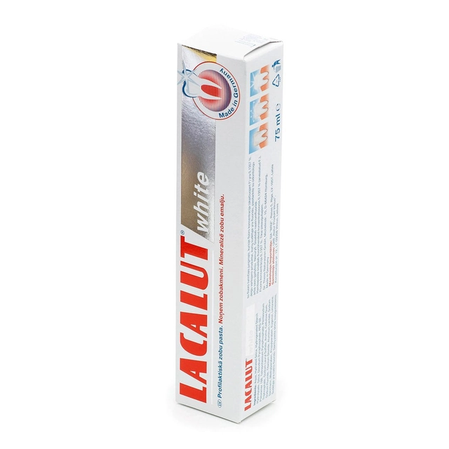 Toothpaste LACALUT WHITE, 75 ml