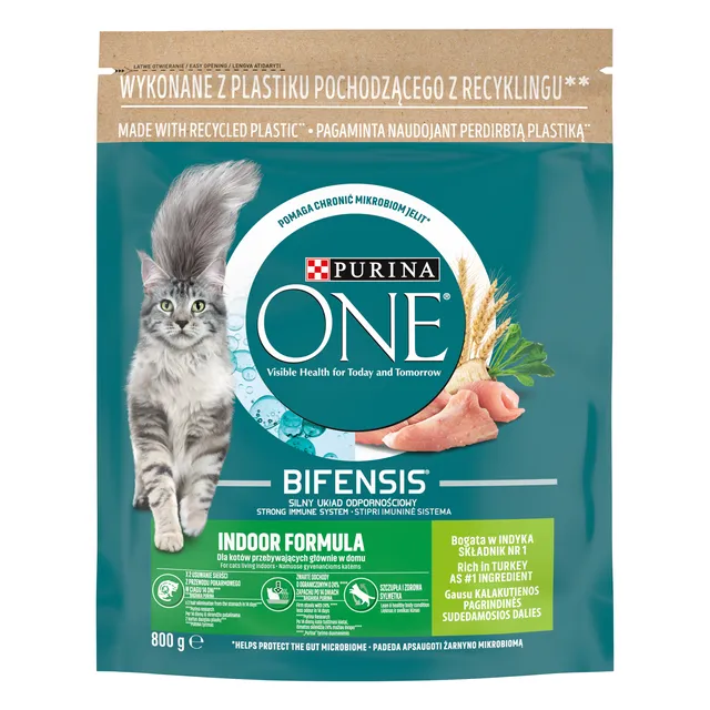 Sausas maistas katėms su kalakutiena PURINA ONE INDOOR FORMULA, 750 g