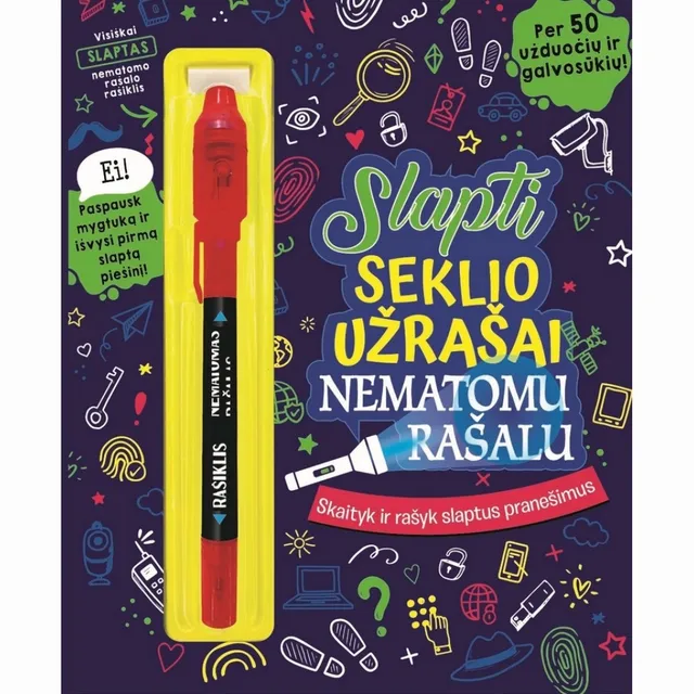 Knyga SLAPTI SEKLIO UŽRAŠAI NEMATOMU