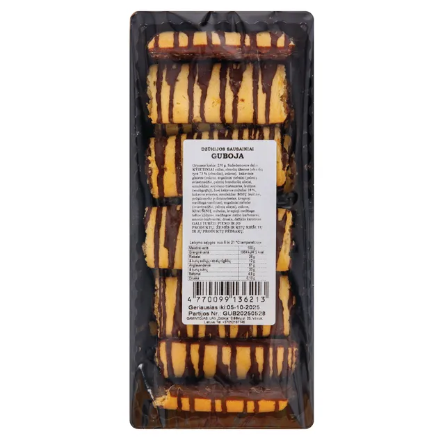 Песочное печенье DZŪKIJOS GUBOJA, 250 Г