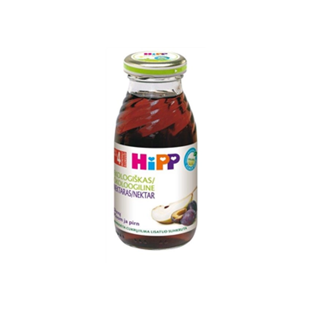 Ekologiškas slyvų nektaras HIPP (nuo 4 mėn.), 200 ml