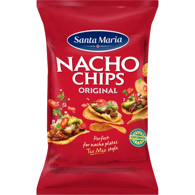 Kukurūzų traškučiai SANTA MARIA NACHO, 475 g