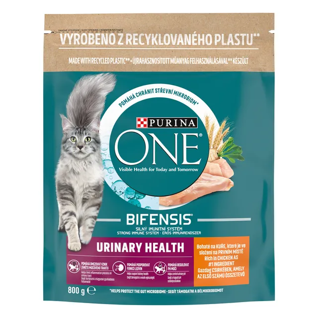 Sausas katėms su vištiena PURINA ONE URINARY, 750 g