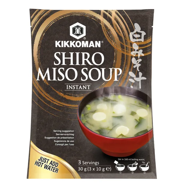 Greitai paruošiama sriuba KIKKOMAN SHIRO MISO, 30 g