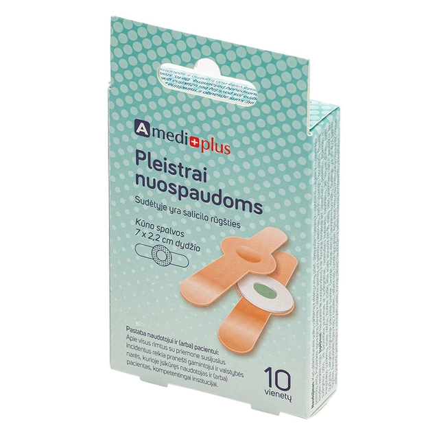 Pleistras nuospaudoms AMEDIPLUS 7X2,2 cm, 10 vnt.