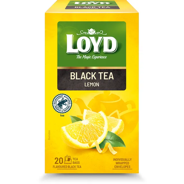 Juodoji arbata su citrinų aromatu LOYD, 34 g