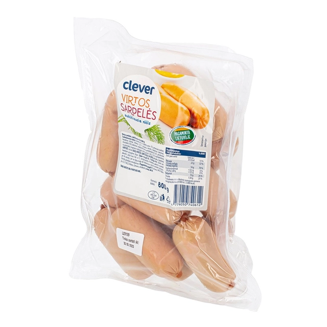 Virtos CLEVER sardelės a.r., 800 g